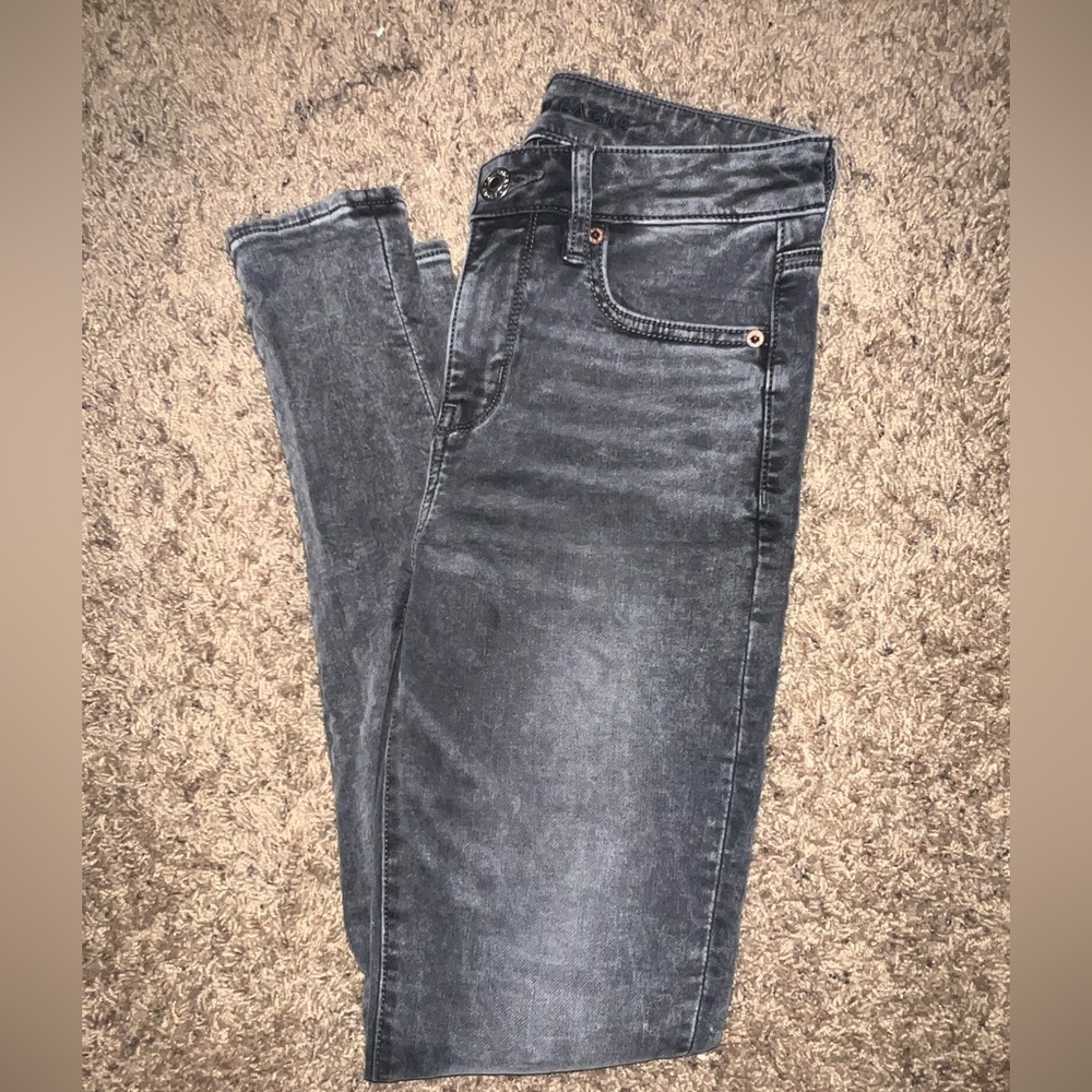 Dark Grey American Eagle Jeans